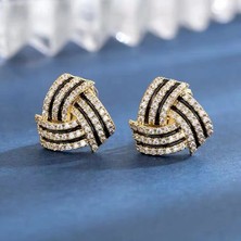 Caliphs Selection Caliphskadınlar Için Yeni Mizaç Moda Geometrik Saplama Küpeler 925 Gümüş Iğne Basit Işık Lüks Küpe (Yurt Dışından)