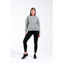 Signature Style 724511_KADIN Yuvarlak Yaka Oversize Sweatshirt