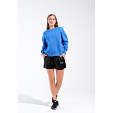 Signature Style 724511_KADIN Yuvarlak Yaka Oversize Sweatshirt