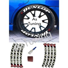 Pvc Kauçuk 4 Adet Dunlop Lastik Yazısı