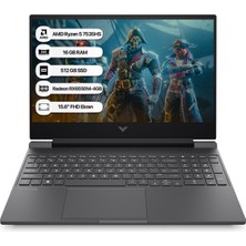 Hp Victus 15-FB0027NT AMD R5 5600H 16GB 512GB SSD RX6500M-4GB Freedos 15.6" FHD 144Hz Taşınabilir Bilgisayar A42ZMEA