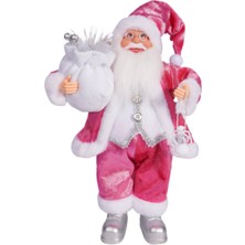İllusory Noel Noel Baba Figürü Hediye Bebek Aksesuarları Oturma Odası Tatil Dekoru Pembe (Yurt Dışından)