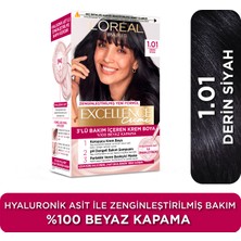 L'Oréal Paris Excellence Creme Saç Boyası 1.01 Derin Siyah