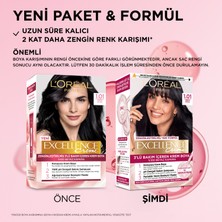 L'Oréal Paris Excellence Creme Saç Boyası 1.01 Derin Siyah