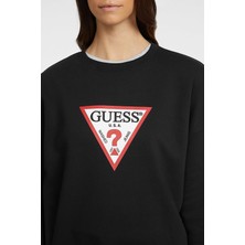 Kadın Gj Cn Os Iconıc Sweatshirt - Siyah