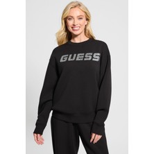 Kadın Cecılıa Cn Önü Logolu Sweatshirt - Siyah