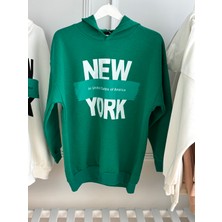 Betül Aksu Butik New York Baskılı Sweatshirt