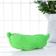 Bezelye Taneleri ve Kesesi 40CM Sevimli Gülen Bezelye Peluş Oyuncak