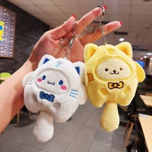 NB Market Hello Kitty 12  cm Anahtarlık Çanta Süsü Peluş Oyuncak Sanrio Mymelody Cartoon Karikatür Peluş