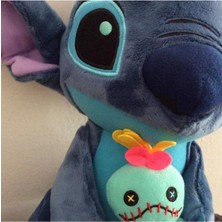 NB Market Stitch 25 cm Elinde Bebeği ile Beraber Peluş Oyuncak Disney Kawaii 25  cm 1 Yaş Hayır Mavi Ha