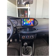 NAVECRON FIAT EGEA ANDROID MULTİMEDYA  Uyumlu 2/32 KABLOSUZ CARPLAY ANDROID AUTO GERİ GÖRÜŞ KAMERALI