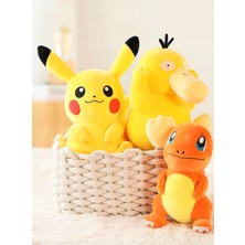 Takara Tomy Psyduck Ördek Pokemon Peluş Oyuncak 25 cm Ithal Gerçek Görünümlü Pokemon Go Pokemon United