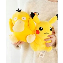 Takara Tomy Psyduck Ördek Pokemon Peluş Oyuncak 25 cm Ithal Gerçek Görünümlü Pokemon Go Pokemon United