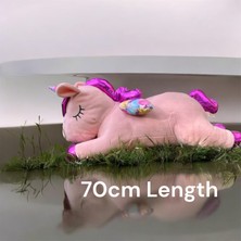 Aya Toys 70 cm Tek Boynuzlu At Ünicorn Uyku Arkadaşı Peluş Oyuncak