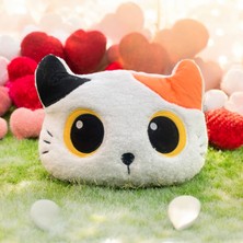 Aya Toys Neşeli Peluş Kedi Yastık Uyku Arkadaşı Oyuncak