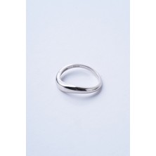 Mirey Curve Silver 925 Ayar Gümüş Yüzük