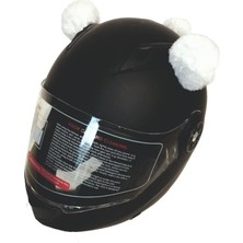 Motobisavm Peluş Kask Kulağı (Jk-P1) Panda Kulak - Beyaz