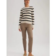 Defacto Valentina Cigarette Düz Paça Saten Pantolon