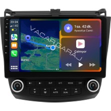 Navecron Honda Accord 2003-08 Uyumluandroıd Multimedya Gerçek 2/32 Kablosuz Carplay Androıd Geri Görüş Kamera