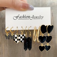 Xiaomei Store Xiaomeiçok Satan Moda Avrupa ve Amerikan Tarzı Altın C-Şekilli Zincir Küpe Seti, Bayanlar Için Hafif Lüks ve Üst Düzey Küpeler (Yurt Dışından)