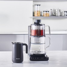 Homend Smart Royaltea Plus 2 In 1 Otomatik Çay ve Türk Kahve Makinesi Siyah