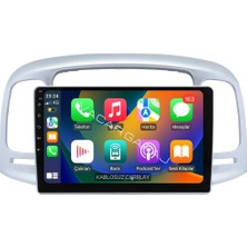 NAVECRON HYUNDAI ACCENT ERA 2006-2012 ANDROID MULTİMEDYA GERÇEK 2/32 KABLOSUZ CARPLAY GERİ GÖRÜŞ KAMERALI