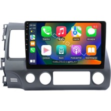 NAVECRON HONDA CIVIC  Uyumlu FD6 2006-12 ANDROID MULTİMEDYA GERÇEK 2/32 KABLOSUZ CARPLAY GERİ GÖRÜŞ KAMERALI