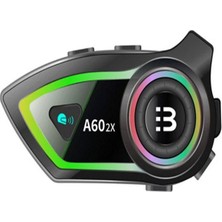 Deanb A602X Ip67 Su Geçirmez Interkom Rgb Işık Wireless Motor Motosiklet Kask Kulaklığı