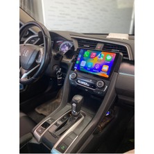 Navecron Honda Cıvıc Fc5 2016-21 Uyumlu Androıd Multimedya Gerçek 2/32 Kablosuz Carplay Geri Görüş Kameralı