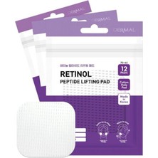 Dermal Retinol Tüm Cilt Tipleri için Nemlendirici Peptit Lifting Pad 12 Adet