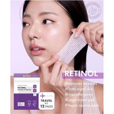 Dermal Retinol Tüm Cilt Tipleri için Nemlendirici Peptit Lifting Pad 12 Adet