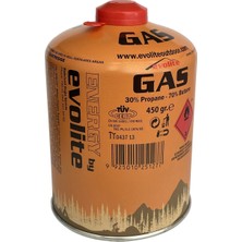 Evolite Butane Propane Vidalı 450 Gr. Ocak Kartuşu - 4 Adet