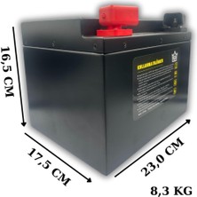 ORTEC 60V 15AH Lityum Lifepo4 Elektrikli Motosiklet Aküsü - 60V 5A Lityum Şarj Aleti Seti