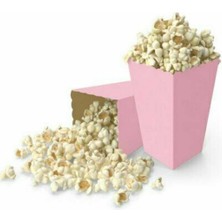 Parti Aşkı Pembe Mısır Kutusu 8 Adet 8*11,5 cm Canlı Renkli Eğlenceli Tasarım