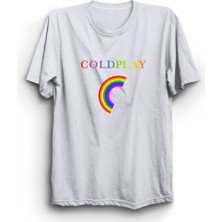 The Fame Coldplay, Rainbow, Rock Metal Müzik Grubu  Pamuk Tişört