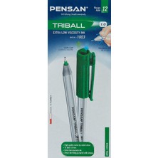 Pensan Trıball Tükenmez Kalem Yeşil 12.li 1 mm