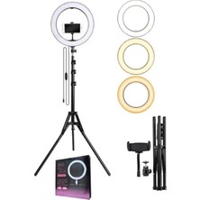 Topnet 10 Inç Ring Light - Youtuber, Tiktok Çekim Işığı, Telefon Tutucu