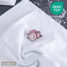 Anılsan 10'lu Beyaz Banyo Havlusu - 70 x 140  cm , PAMUK, Spa ve Otel Havlusu, Günlük Kullanıma Uygun