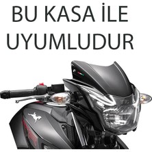 Moto Express Tvs Apache RTR 150-180 2013-2016 Standart Siyah Ön Cam Siperlik Cs