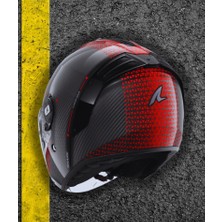 Shark Rs Jet Carbon Ikonik Kırmızı Yarım Kask (Darkalıp)(Ece 22.06)