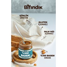 Bi Fındık Şekersiz Badem Ezmesi Katkısız Taze Çekim Doğal Sürülebilir Kahvaltılık  Badem 1 KiloGram