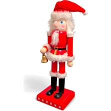 25CM Noel Fındıkkıran Dekorasyon Yaratıcı Fındıkkıran Süs Ahşap Fındıkkıran Asker Ev Dekorasyon