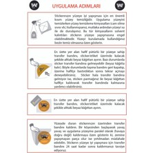 Ayza Tasarım Incinmişsin Dedi Sticker Oto Sticker Cam Sticker Siyah ve Beyaz 20 x 4 cm