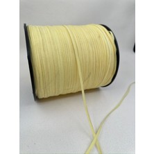 Paşateks Since 1995 4 mm Askılık Grogren Şerit -5 Metre - (Sarı)