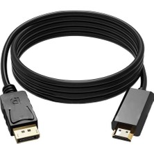 Starktech Stc-893 Displayport To Hdmı Kablo Dönüştürücü - 1.8M - Altın Uçlu