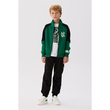 Bg Store Erkek Çocuk Yeşil Eşofman Üstü