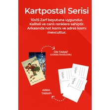 Anime Marketi Yılbaşı Temalı Nostaljik 9'lu Kartpostal Fotokart Serisi Model 2