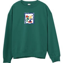 Coutliner Flowers Regular Sweatshirt