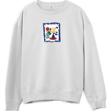 Coutliner Flowers Regular Sweatshirt