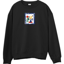 Coutliner Flowers Regular Sweatshirt